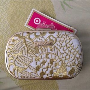Lilly Pulitzer x Target gold crossbody clutch